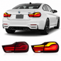 Vekto LED taillights for BMW 4 Series F32 F33 F36 F82 F83 M4 2014-2020, showcasing sleek modern tail light design.