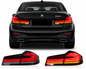 Vekto full LED tail lights for BMW 5 Series G30 G38 F90 2018-2023, showcasing sleek red and clear lens design.