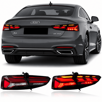 S5 B9 Style LED Taillights for Audi A5 2017-2020 - AudiGear.com - Tail Lights