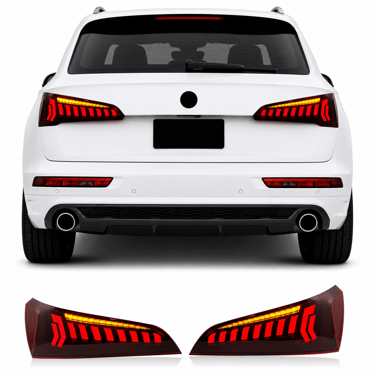 LED Taillights for Audi Q5 2008-2017 - AudiGear.com - Tail Lights