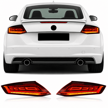 Premium Plug-and-Play LED Rear Lamp Assembly for Audi TT 2015-2018 - AudiGear.com - Taillights