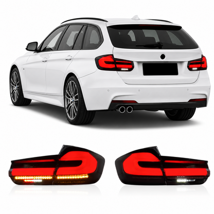 Vekto CSL style LED tail lights for Volkswagen Golf 8, showcasing sleek taillight design with bright LED elements