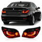 Vekto LED tail lights for BMW 5 Series E60 2003-2009 rear lamps, showcasing modern taillight design with clear lenses and LED elements.