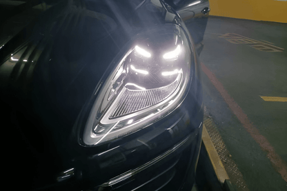 K2 Industries Porsche Macan 95B LED headlights upgrade for 2014-2021, featuring advanced bright LED headlight units