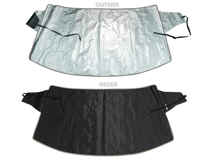 GoWesty Snow & Sun Shade window cover for VW Eurovan, provides sun protection and privacy for vehicle windows.