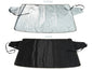 GoWesty Snow & Sun Shade window cover for VW Vanagon, designed to block sunlight and cold for better interior comfort.