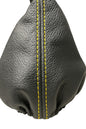 Genuine Leather SHIFT BOOT BLACK RED STITCH for VW Golf Jetta GTI GLI R32 MK5