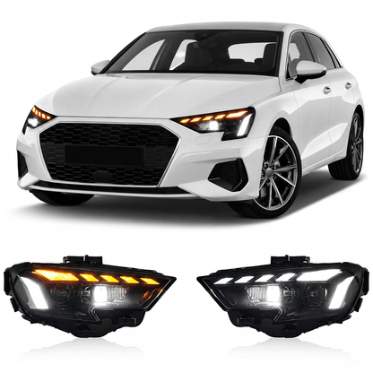 Laser-Style LED Headlights for Audi A3 2017-2020