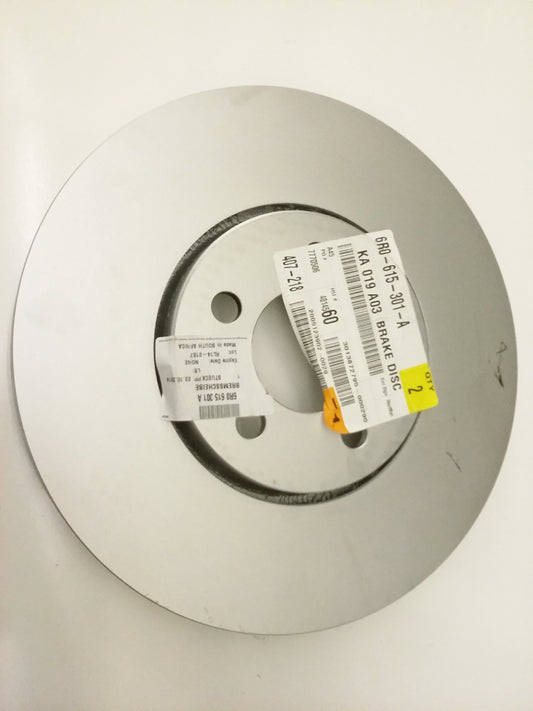 6R0615301D GENUINE OEM BRAKE ROTOR FRONT AUDI VW 1998-2010