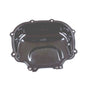 Audi 3.0L V6 engine timing cover for 2008-2017, made by Guangzhou Porsun, showing the black metal engine component.