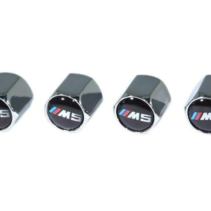 ZSPEC Chrome Valve Stem Tire Caps, Style: BMW  M5