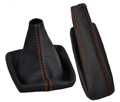 1991-2005 BMW E36 E46 3 Series Genuine Leather Handbrake & Shift Boot Covers Set