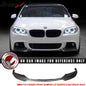 K2 Industries BMW F10 5 Series M Sport V Style front bumper lip spoiler for 2012-2016 F10 model with black border design