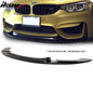 K2 Industries GT style PU front bumper chin lip spoiler on a 2015-2020 BMW F80 M3 and F82 M4 sports car.