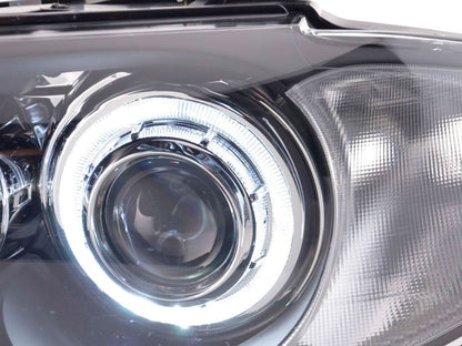 BMW 1-Series E81/E82/E87/E88 LED Angel Eyes Headlights by K2 Industries, showing sleek daytime running lights on the car front.