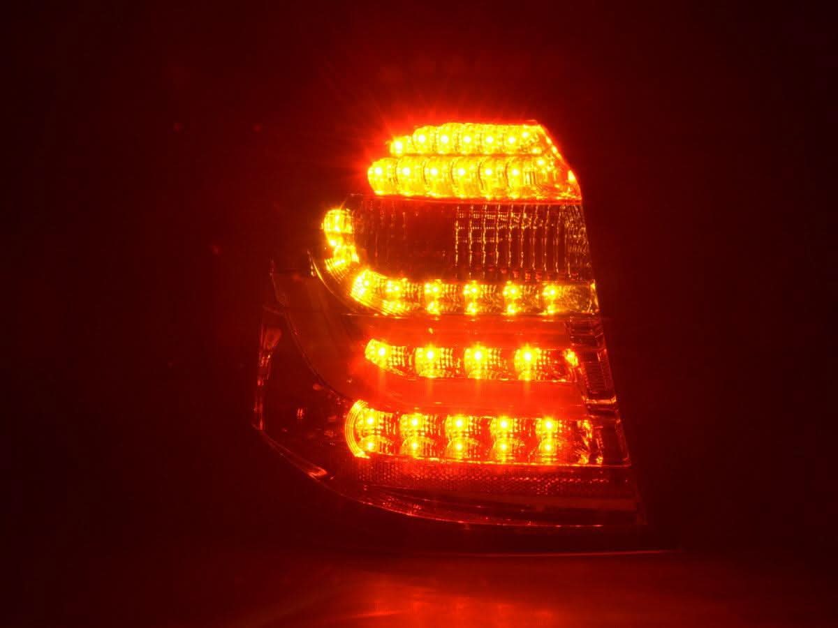 BMW 1 Series E87/E81 3/5-door chrome LED taillights, compatible with 2004-2007 models, by K2 Industries.