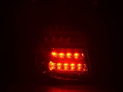 BMW 1 Series E87 E81 3/5-door red LED tail lights by K2 Industries for 2004-2006 model.