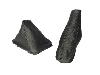 1991-2005 BMW E36 E46 3 Series Genuine Leather Handbrake & Shift Boot Covers Set