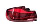 BMW 2 Series and M2 GTS style OLED tail lights by K2 Industries, showing sleek LED design for 2014-2021 models.