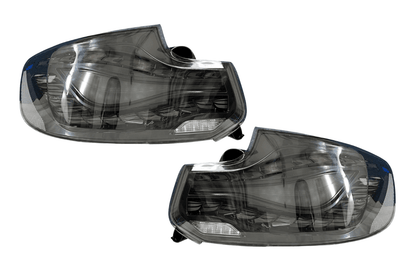 BMW 2-Series and M2 OLED tail lights in red and black dragon scale design by K2 Industries, featuring intricate LED detailing.
