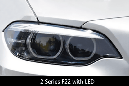 BMW 2 Series F22 M2 Style LED headlights upgrade by K2 Industries, showcasing sleek design and bright illumination for 2014-2021 models