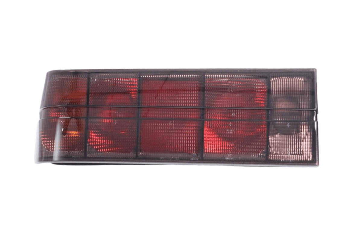 BMW 3 Series E30 original Startec taillights by K2 Industries, 1984-1991, showing the red and clear lens design for classic car styling.