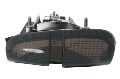 BMW 3 Series E30 original Startec taillights by K2 Industries, rear view showing red and clear lens sections, 1984-1991.