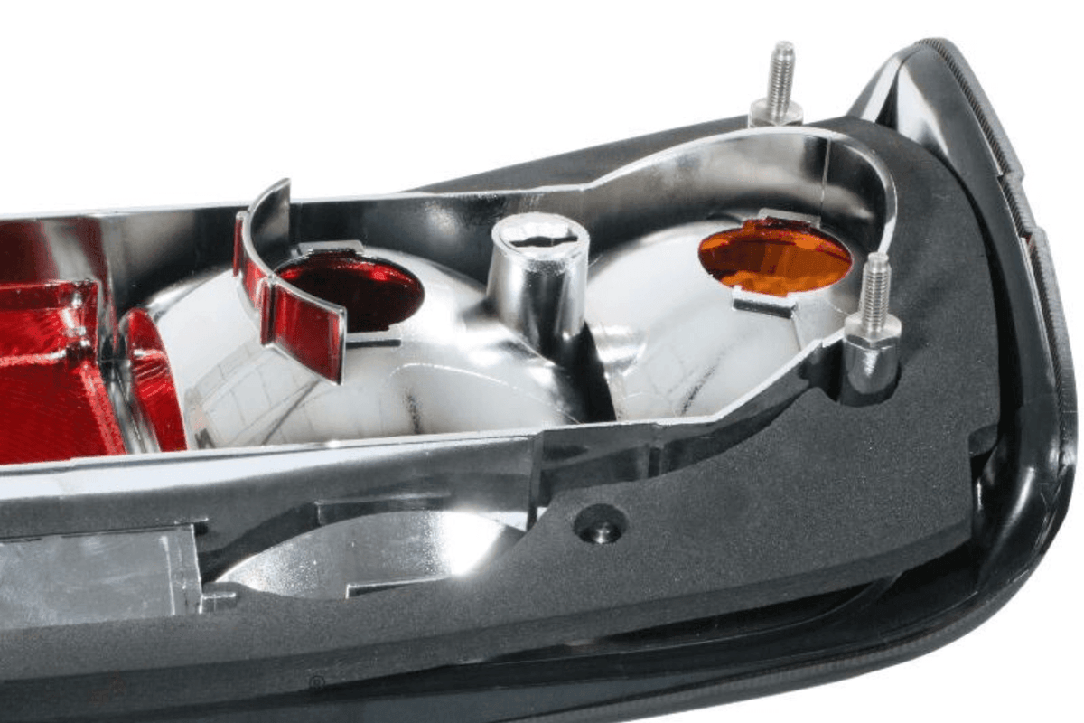 BMW 3 Series E30 original Startec tail lights by K2 Industries for 1984-1991 model, showing red and clear lens design.