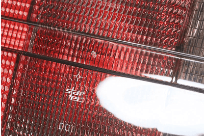 BMW 3 Series E30 original Startec taillights by K2 Industries, showing the red and clear lens design for 1984-1991 models.