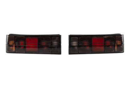 BMW 3 Series E30 original Startec taillights by K2 Industries, designed for models from 1984 to 1991, with red and clear lens details.