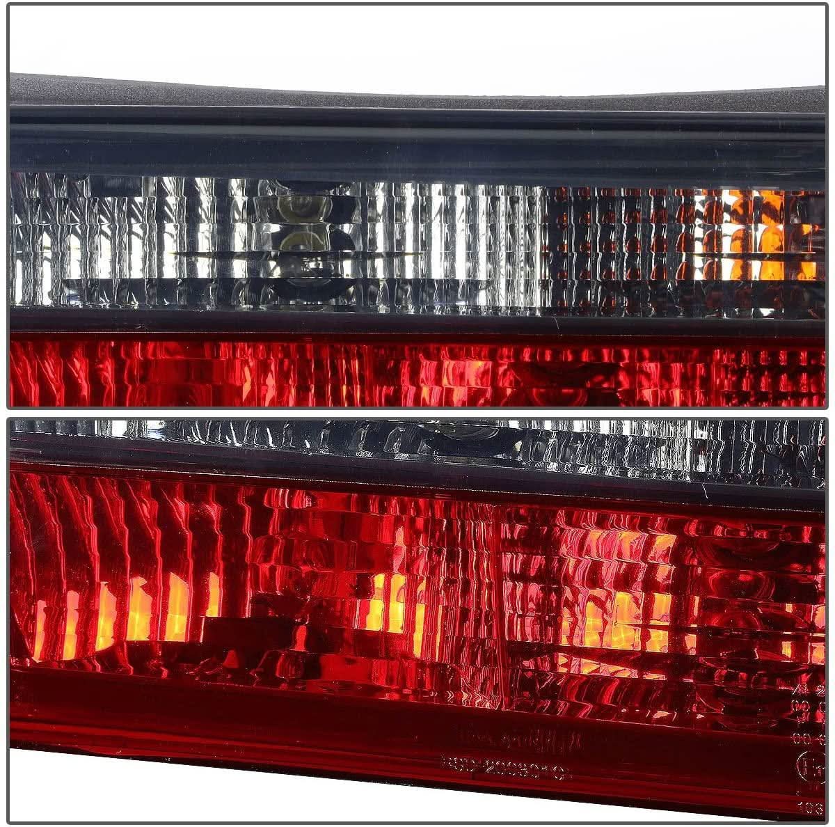 BMW 3-Series E30 pre-facelift tail lights in red and smoked finish, made by K2 Industries for models 1982-1987.