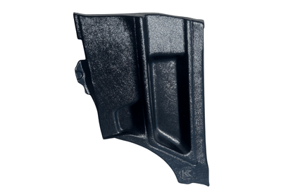 BMW 3-Series E36 coupe door cards upgrade kit by K2 Industries, lightweight ABS plastic door panels with a sleek finish.