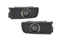 BMW 3-series E36 EVO fog lights by K2 Industries, 1991-2000, showing the set of sleek automotive fog lights with mounting brackets.
