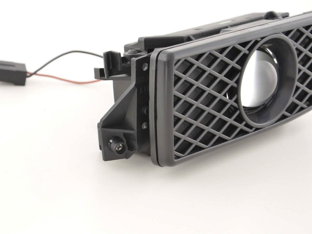 BMW 3-series E36 EVO fog lights by K2 Industries, 1991-2000, showing close-up of the sleek fog light design.