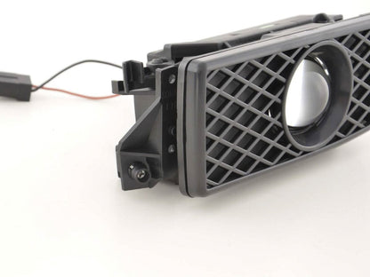 BMW 3-series E36 EVO fog lights by K2 Industries, 1991-2000, showing close-up of the sleek fog light design.