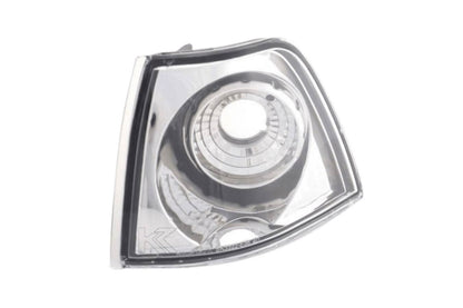 BMW 3-Series E36 sedan and touring clear chrome corner lights by K2 Industries, compatible with 1992-1998 models, front lighting accessories