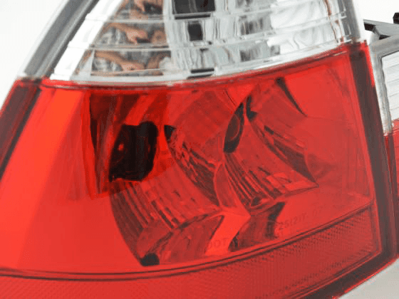 BMW 3 Series E46 Touring JDM Style red tail lights set by K2 Industries, 1999-2002, showing the sleek taillight design.