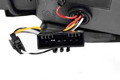 BMW 3 Series F30 F35 F80 LED tail light upgrade by K2 Industries with modern black line design, for models 2012-2019.