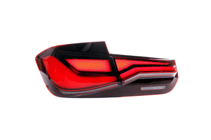 BMW 3 Series F30 F35 F80 LED tail lights by K2 Industries, featuring next-generation style for 2012-2019 models.