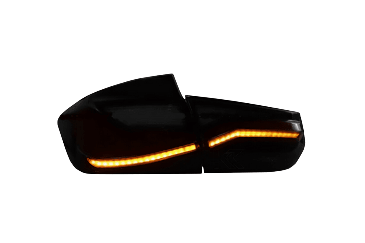 BMW 3 Series F30 F35 F80 LED tail lights by K2 Industries, featuring modern design for 2012-2019 models.