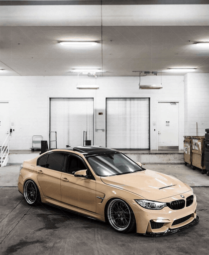 BMW 3-Series F30/F80 clear tail lights by K2 Industries, showing sleek, modern design for models 2011 to 2020.