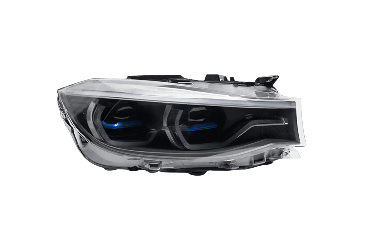 BMW 3 Series F34 GT LED projector lens headlights by K2 Industries, showing sleek headlight design for 2012-2019 models