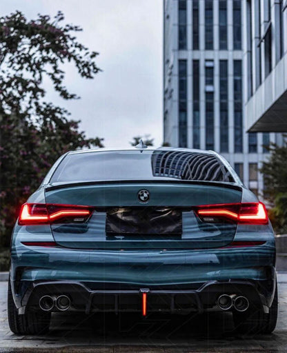 BMW 3 Series G20 G28 M8 Style inner tail light mod by K2 Industries, showcasing sleek LED tail light design for 2019-2024 models.