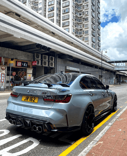 BMW 3-Series G20 G28 G80 GTS style tail lights by K2 Industries, featuring sleek LED design for 2019-2024 models.