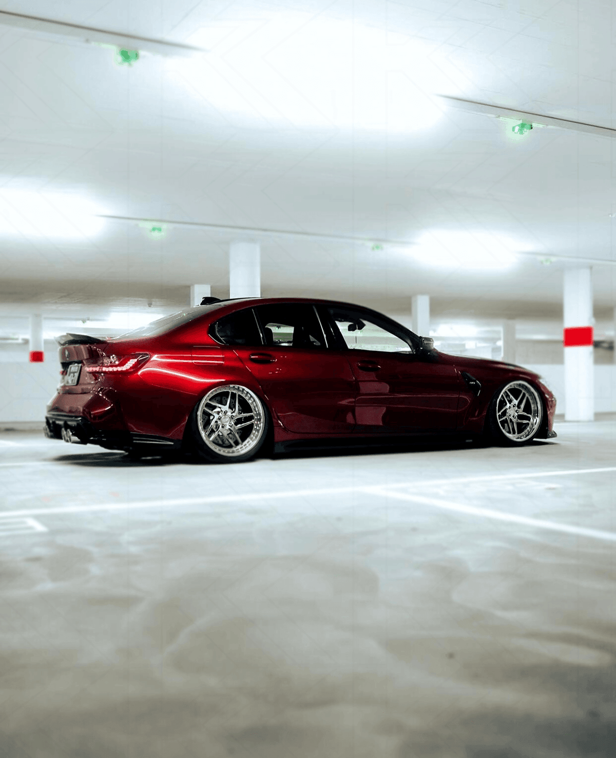BMW 3-Series G20 G28 G80 GTS style tail lights by K2 Industries, featuring sleek LED design for 2019-2024 models.