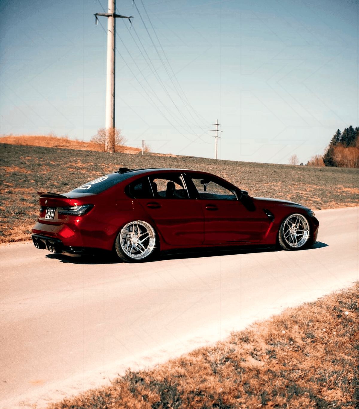 BMW 3-Series G20/G28/G80 GTS style tail lights by K2 Industries, featuring sleek LED design for 2019-2024 models.