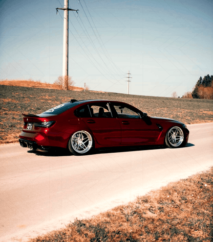BMW 3-Series G20/G28/G80 GTS style tail lights by K2 Industries, featuring sleek LED design for 2019-2024 models.