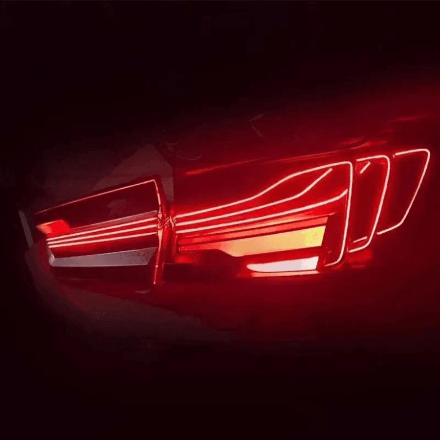 BMW 3-Series G20 G80 M3 CSL laser tail lights upgrade by K2 Industries, showcasing sleek LED tail light design for 2019-2024 models.