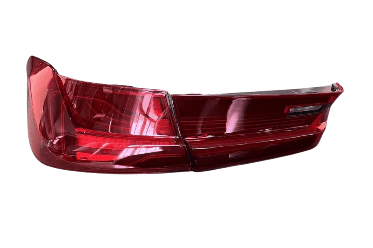 BMW 3-Series G20 G80 M3 CSL laser tail lights upgrade by K2 Industries, showcasing sleek, modern LED taillight design.