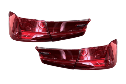 BMW 3-Series G20 G80 M3 CSL laser tail lights upgrade by K2 Industries, showing sleek LED tail light design on the car.
